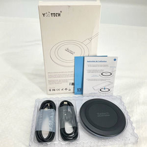 Yootech Wireless Charging Pad, Wireless Charger, Black